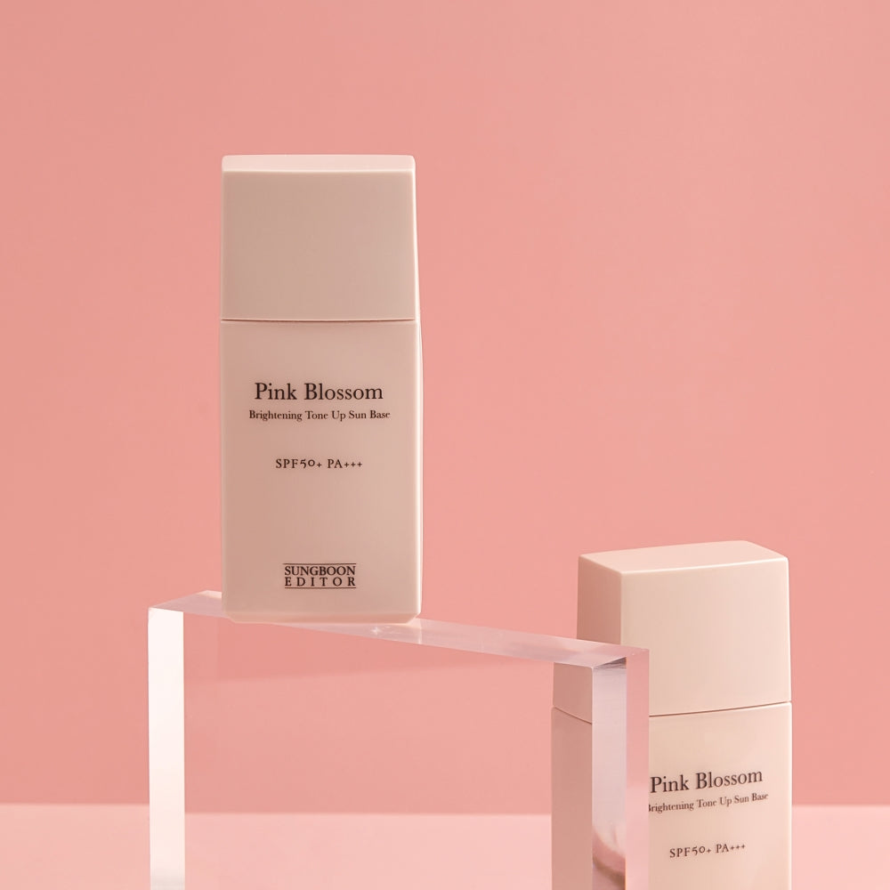 SUNGBOON EDITOR Pink Blossom Tone Up Crème solaire 30ml