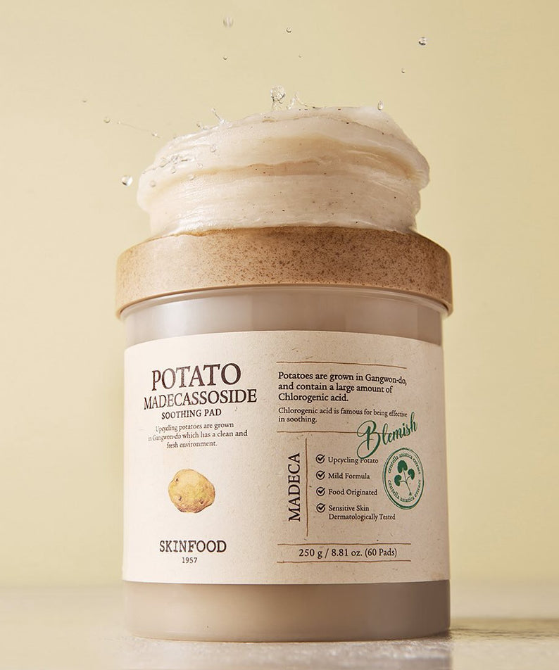 SKINFOOD Potato Madecassoside Soothing Pad