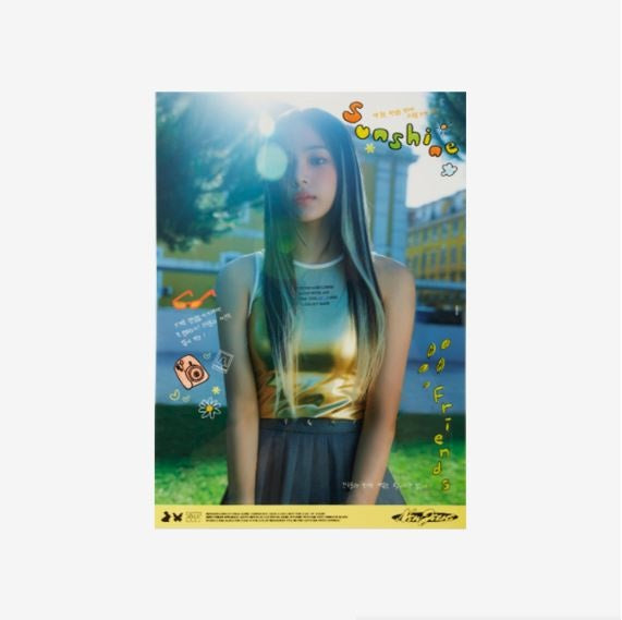 NJ Get Up Book Hold Sheet Minji — NEWJEANS