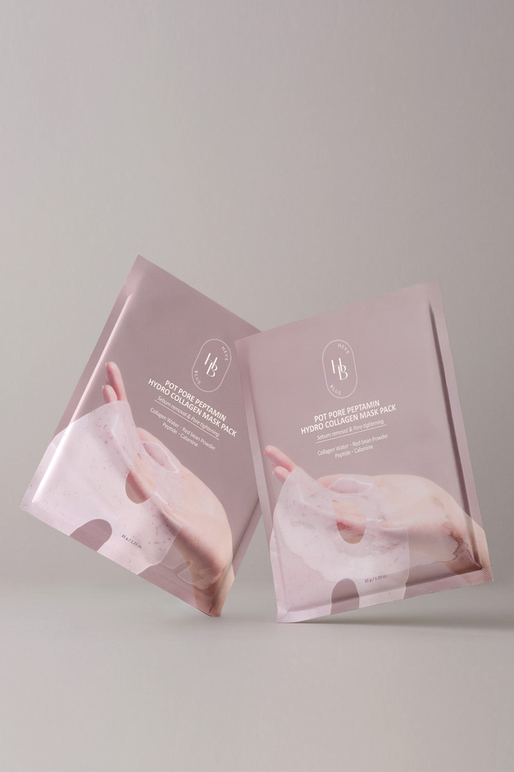 HEVEBLUE Masque Collagène Hydro Red Bean Pore Peptamine 7 pièces