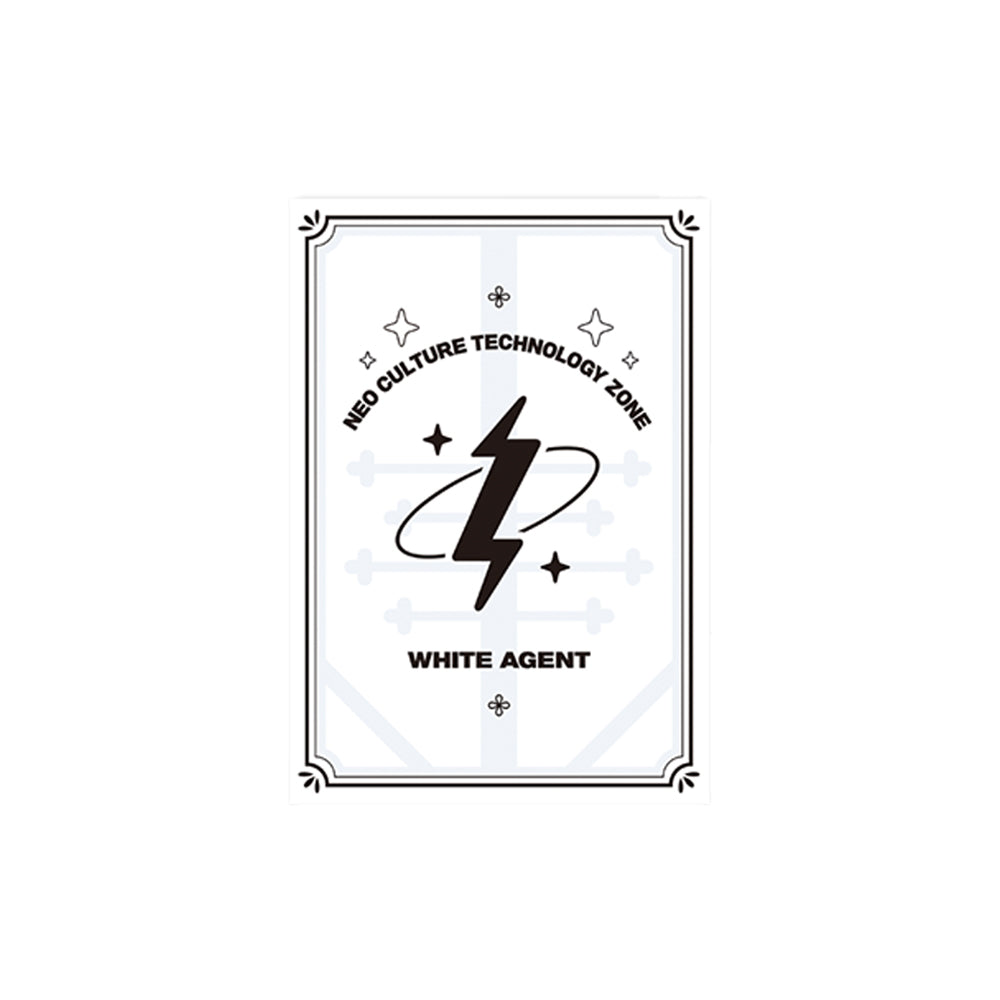 NCT 127 Carte Coupon John — Version Agent Blanc
