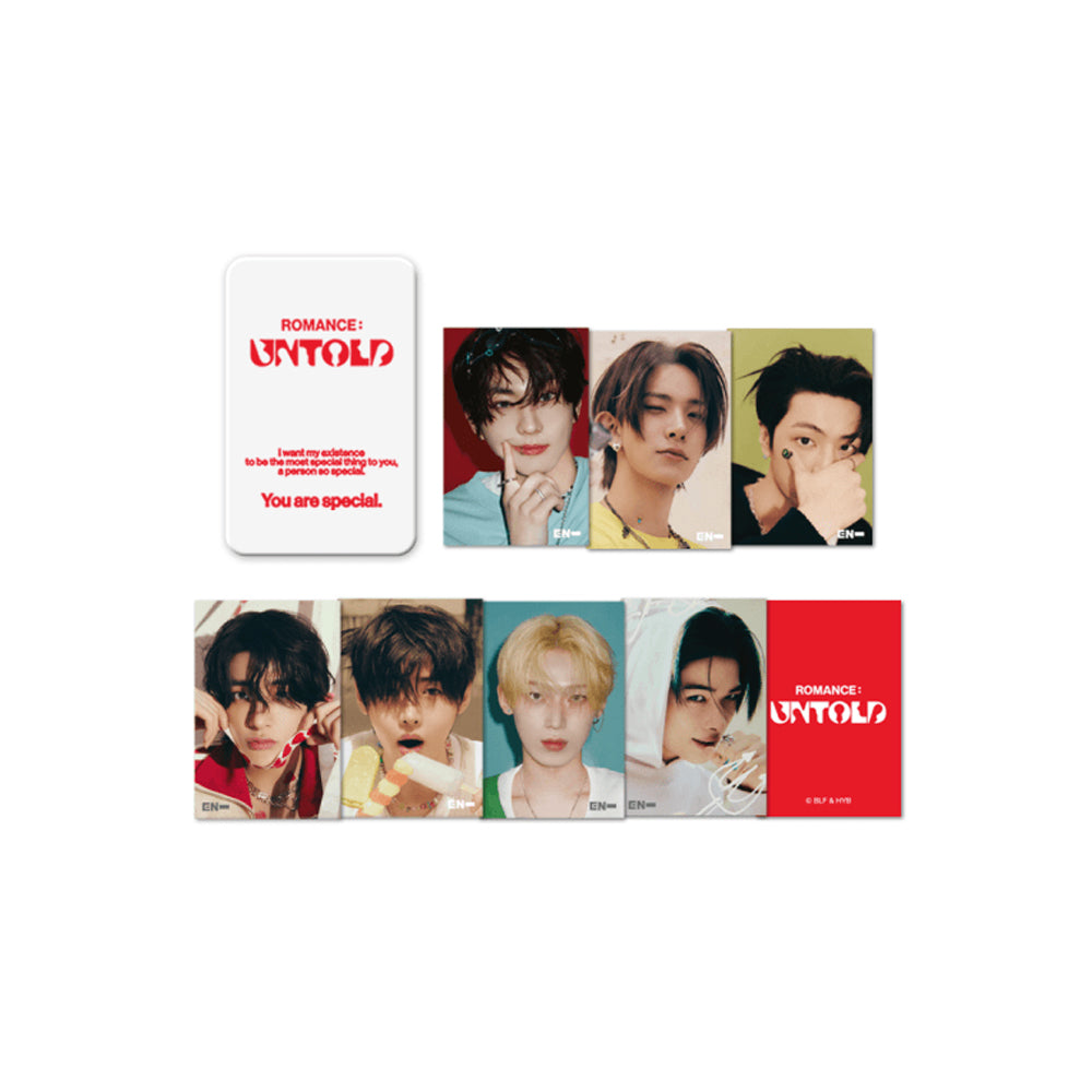 ENHYPEN Romance Untold Ensemble de Mini Cartes Lenticulaires en Boîte
