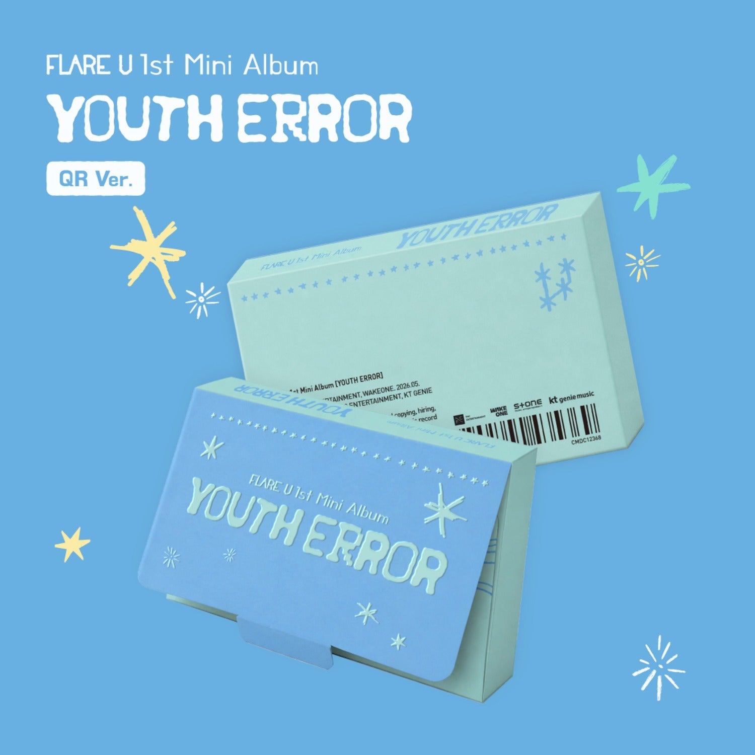 FLARE U - 1st Mini Album [YOUTH ERROR] (QR Ver.) - Album Kpop Ma Petite Corée