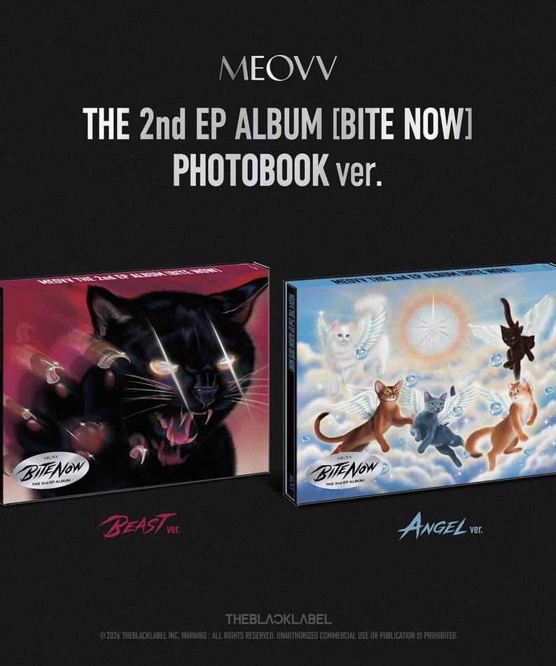 MEOVV - THE 2nd EP ALBUM [BITE NOW] (PHOTOBOOK ver.) (Set of 2) - Album Kpop Ma Petite Corée