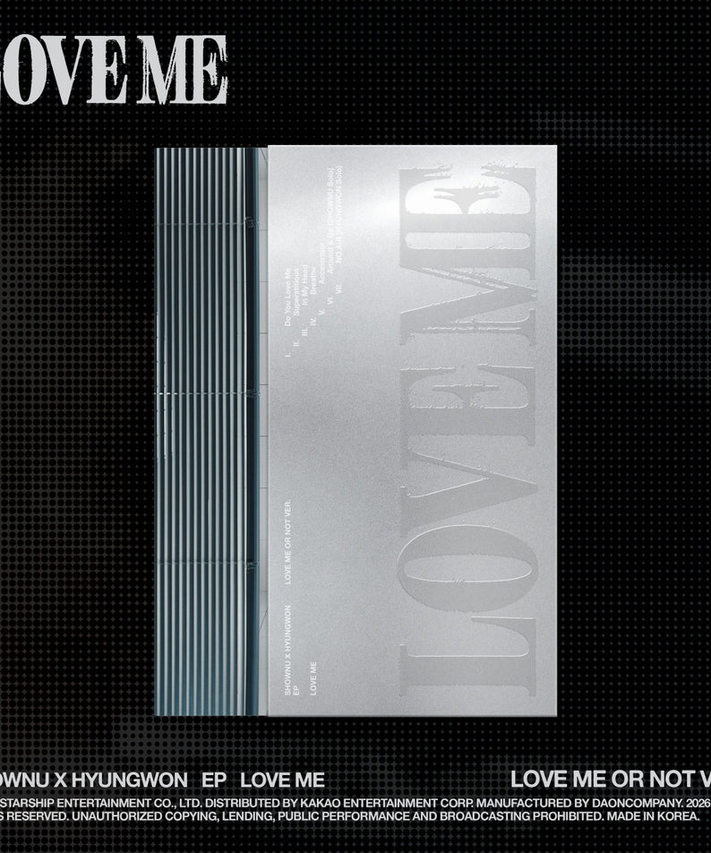 SHOWNU X HYUNGWON - EP [LOVE ME] (LOVE ME OR NOT VER.) - Album Kpop Ma Petite Corée