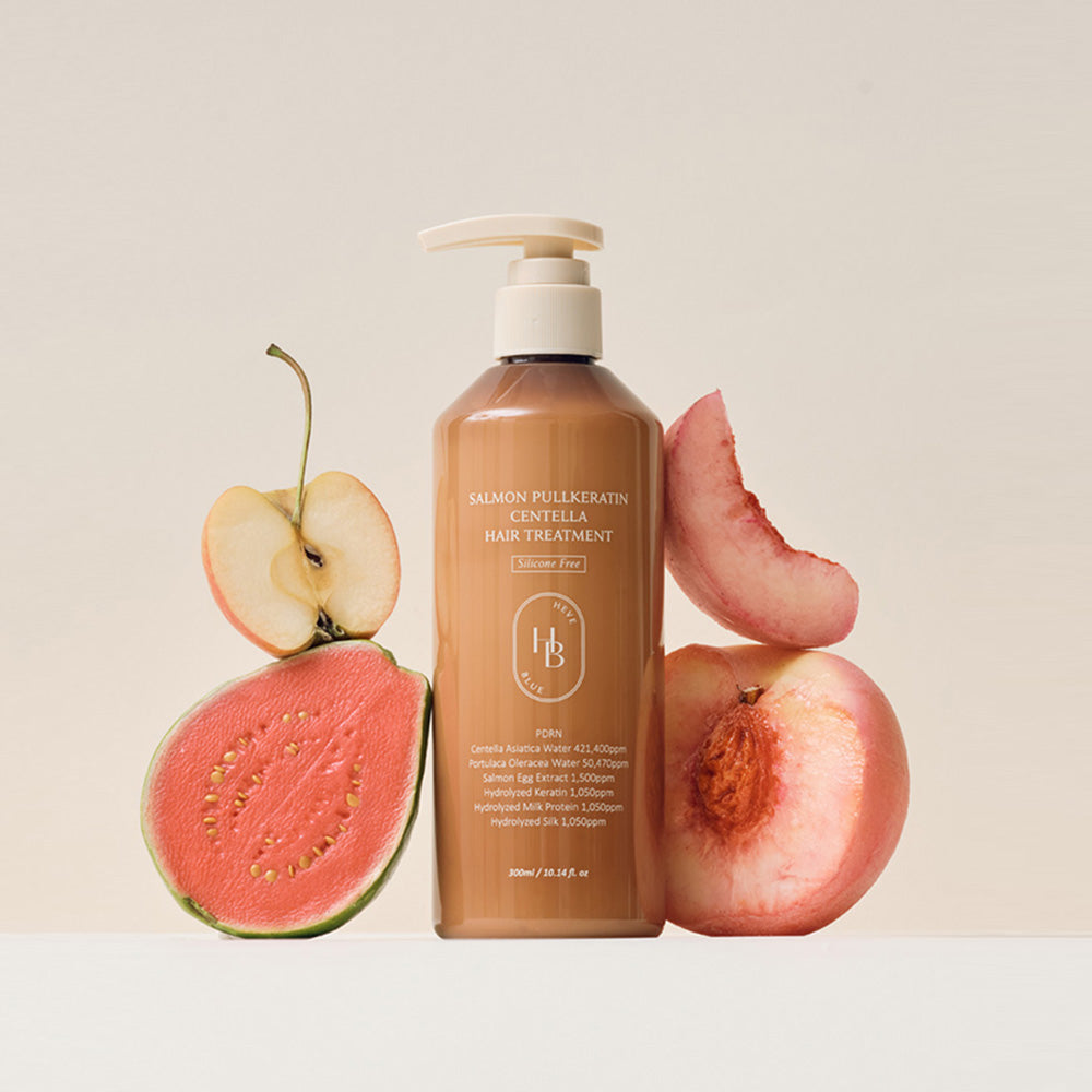 HEVEBLUE Après-shampoing Réparateur Salmon Kératine Centella
