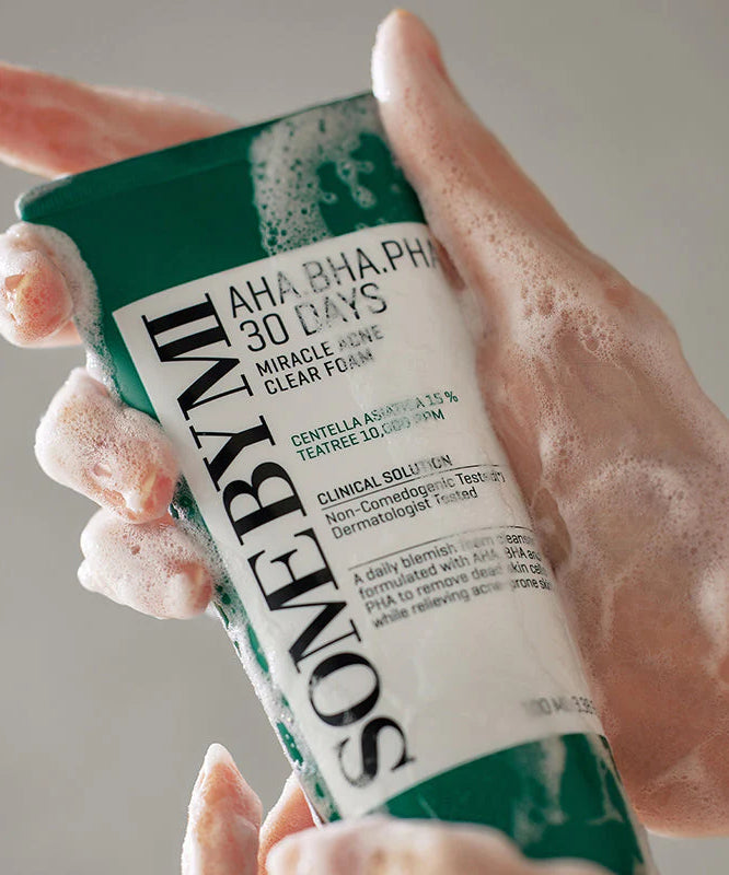 SOME BY MI AHA.BHA.PHA miracle acne clear foam 100ml