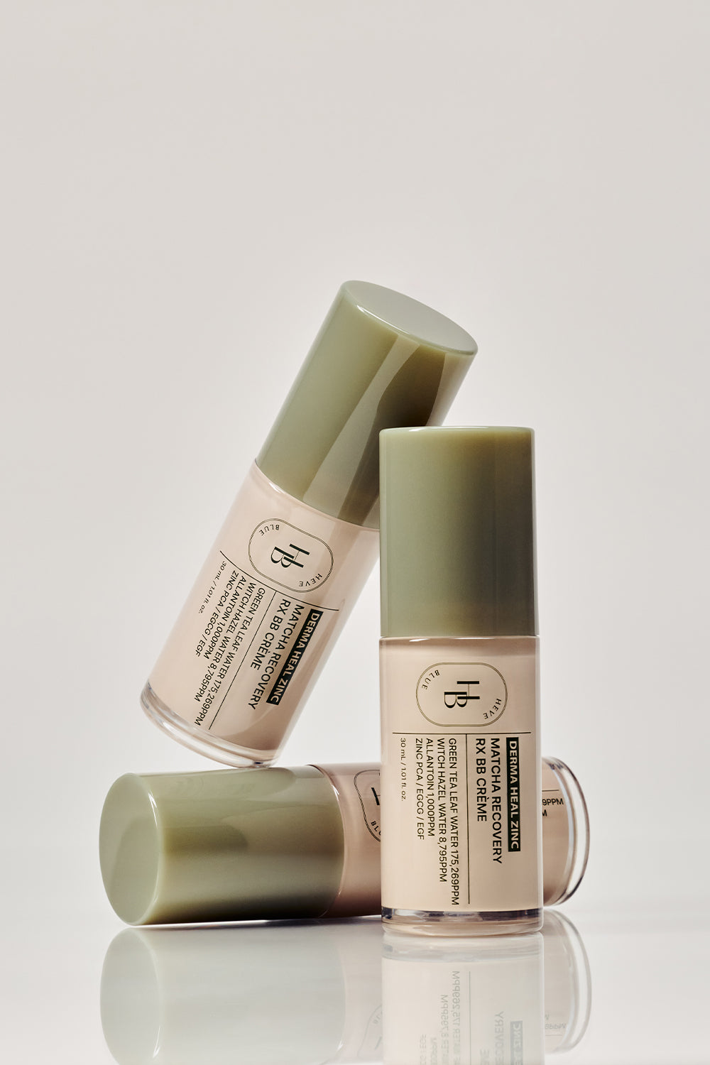HEVEBLUE BB Crème Soin Derma Zinc Matcha MX