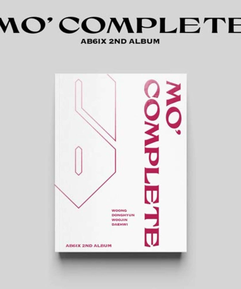 AB6IX - 2ND ALBUM [MO’ COMPLETE] (I Ver.) - Album Kpop, couverture blanche MO’ COMPLETE sur fond clair