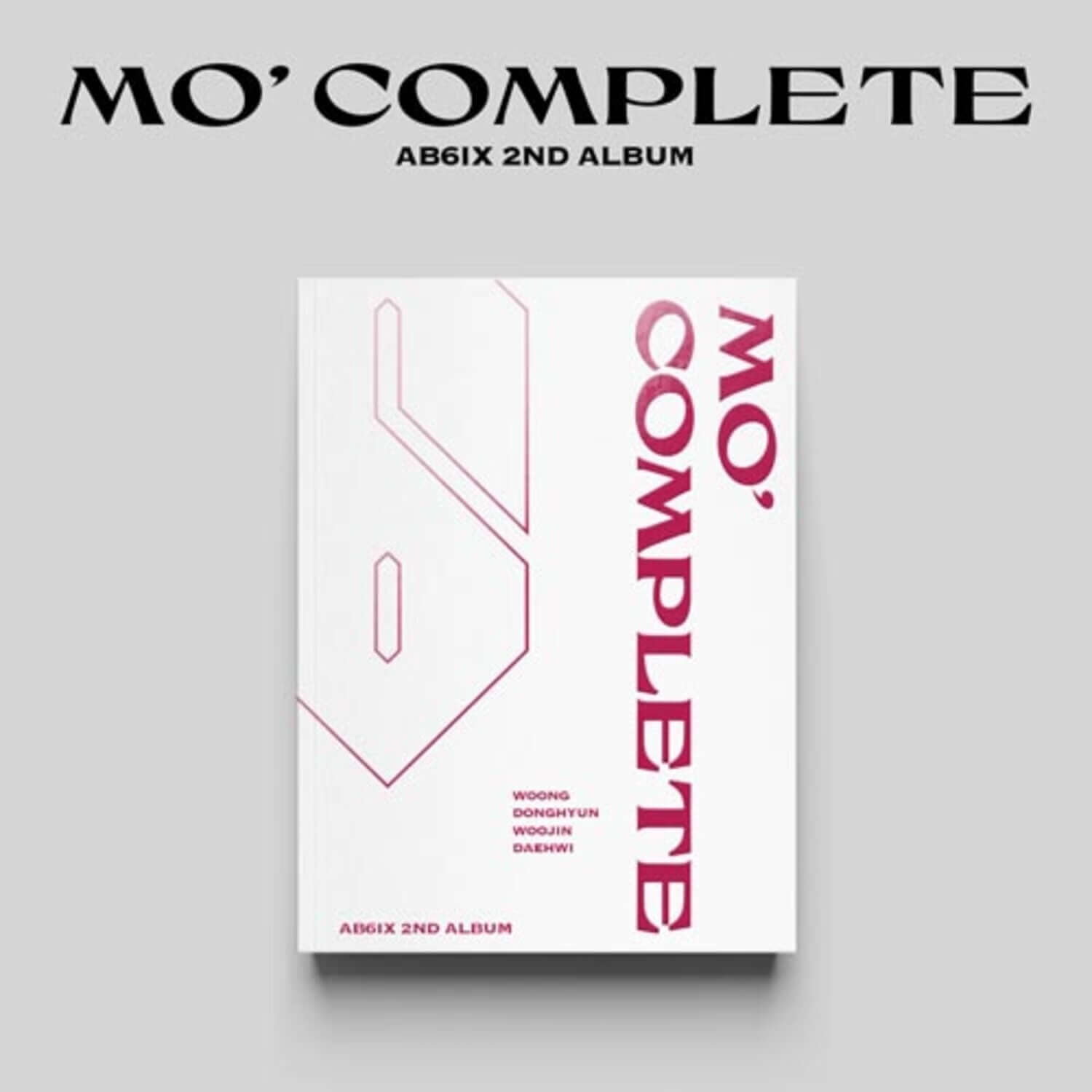 AB6IX - 2ND ALBUM [MO’ COMPLETE] (I Ver.) - Album Kpop, couverture blanche MO’ COMPLETE sur fond clair