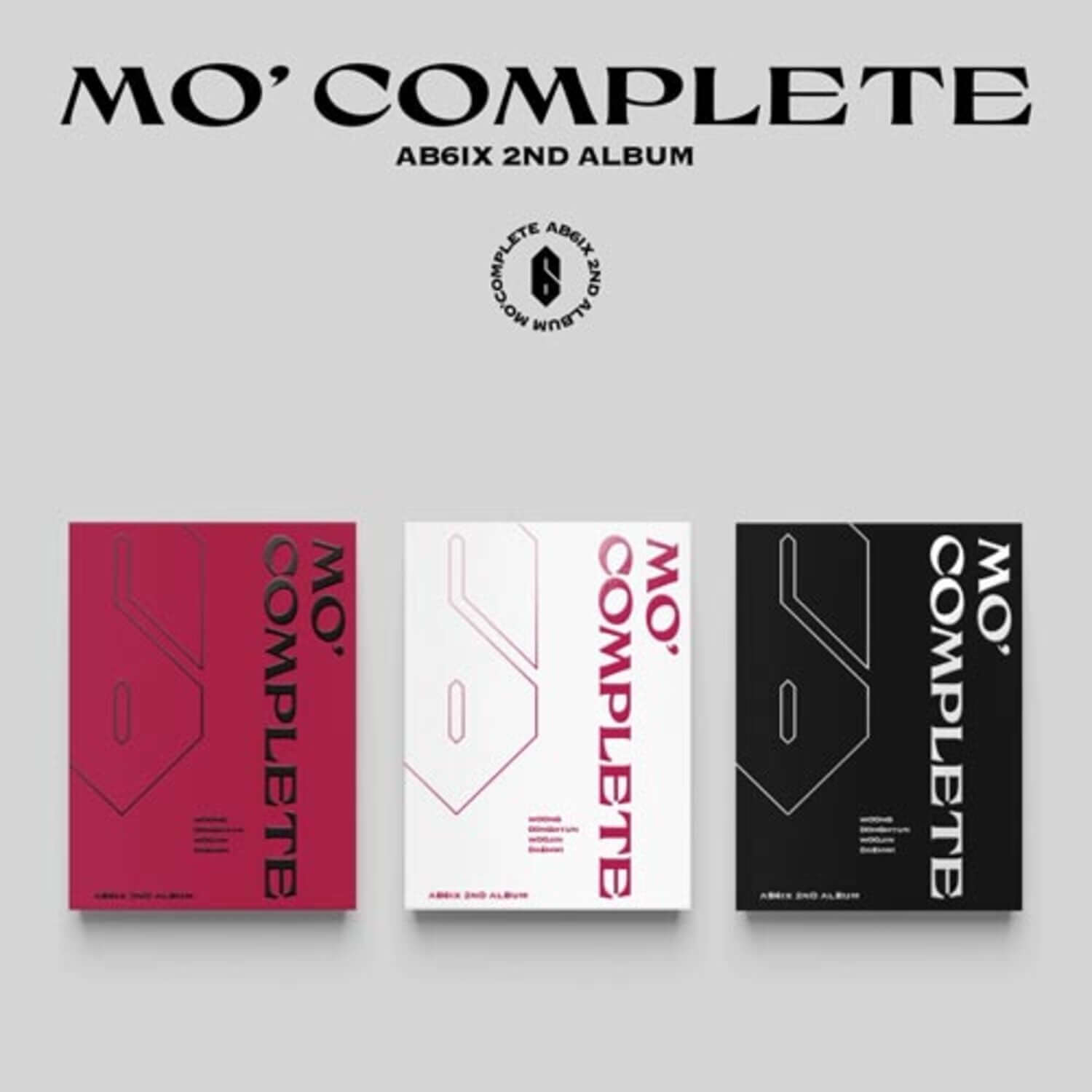 AB6IX - 2ND ALBUM [MO’ COMPLETE] (SET Ver.) - Album Kpop, pack de versions MO’ COMPLETE, visuel produit sur fond clair