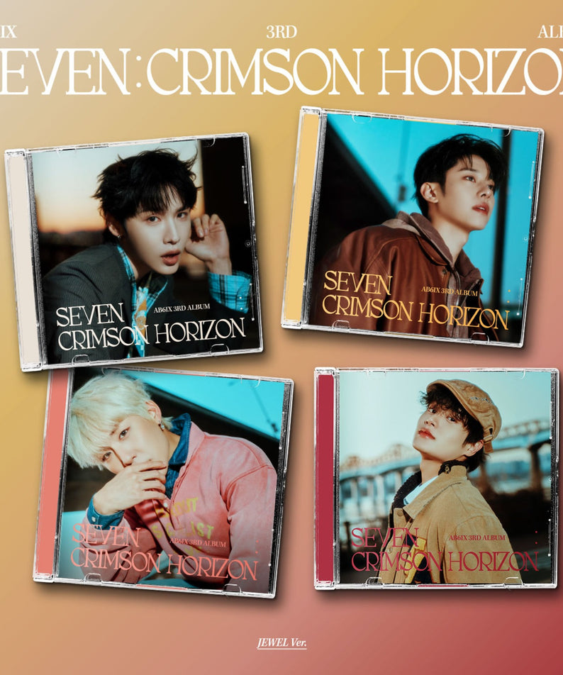 AB6IX - 3RD ALBUM [SEVEN : CRIMSON HORIZON] (JEWEL VER.) (JEON WOONG Ver., KIM DONG HYUN Ver., PARK WOO JIN Ver.)
