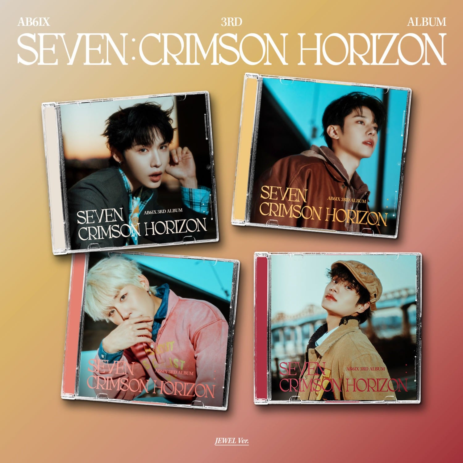 AB6IX - 3RD ALBUM [SEVEN : CRIMSON HORIZON] (JEWEL VER.) (JEON WOONG Ver., KIM DONG HYUN Ver., PARK WOO JIN Ver.)