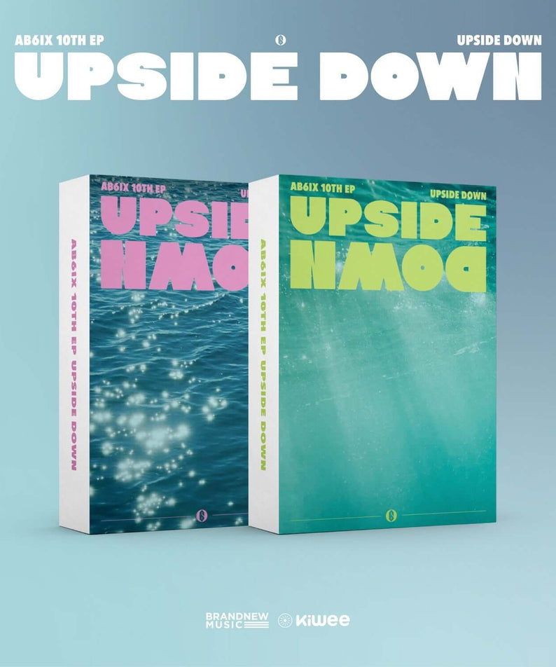 AB6IX - AB6IX 10TH EP [UPSIDE DOWN] (kiwee ALBUM) (Set of 2) - Album Kpop : coffret AB6IX, visuels double, bleu