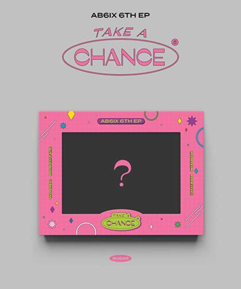 AB6IX - AB6IX 6TH EP [TAKE A CHANCE] (SUGAR Ver.) - Album Kpop, pochette rose “Take a Chance”