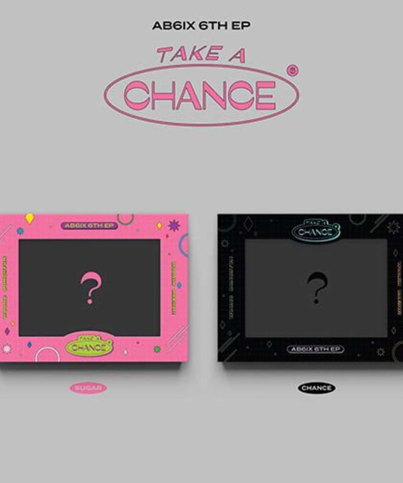 AB6IX - AB6IX 6TH EP [TAKE A CHANCE] (Set of 2) - Album Kpop, coffrets des versions sur fond gris