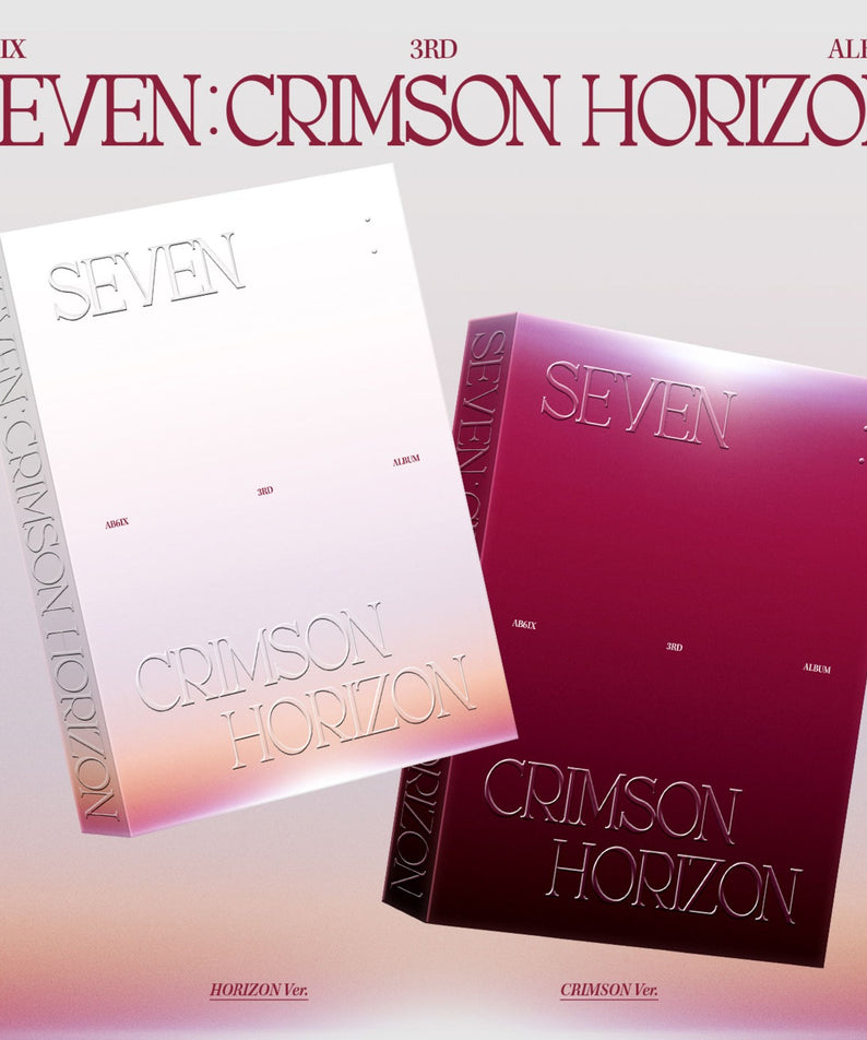 AB6IX - [SEVEN : CRIMSON HORIZON] (PHOTOBOOK VER.) (HORIZON Ver., CRIMSON Ver.) (Random 1 of 2) album Kpop, photo tote rose