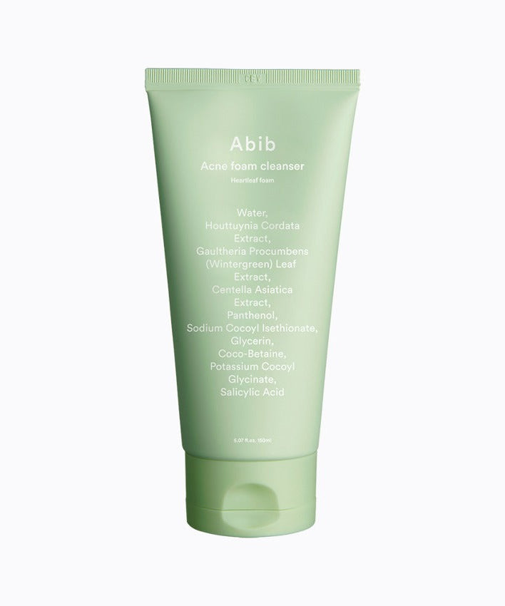ABIB Acne Foam Cleanser Heartleaf Foam 150ml disponible sur Ma petite Coree, ton Eshop 100% K-beauty en direct de Seoul