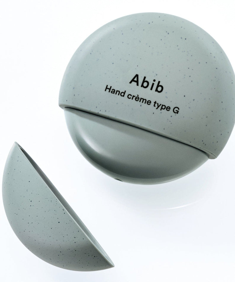 ABIB  Hand Cream Type G 50ml, crème pour les mains Abib présentée sur fond blanc, vue produit nette et moderne.