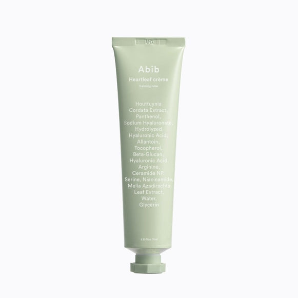 ABIB Heartleaf Crème Calming Tube 75ml disponible sur Ma petite Coree, ton Eshop 100% K-beauty en direct de Seoul