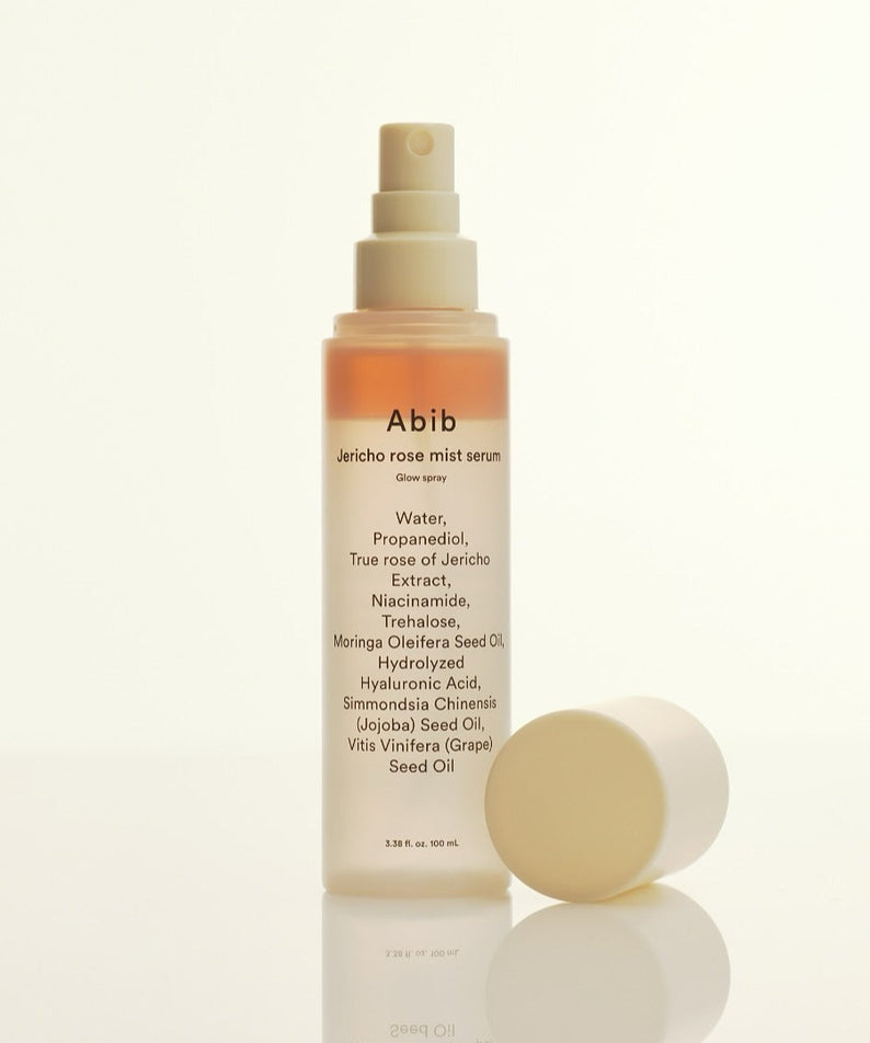 Spray de sérum éclat ABIB Jericho Rose Mist 100ml pour une peau lumineuse.
