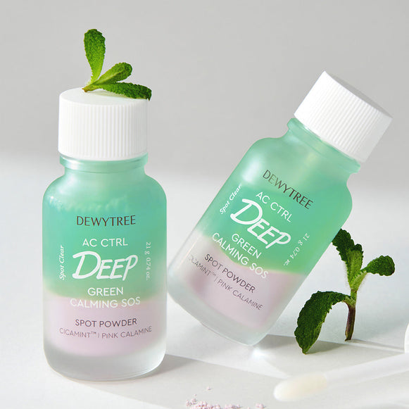 DEWYTREE AC CTRL Deep Green Calming SOS Spot Powder 21g en stock sur Ma Petite Corée