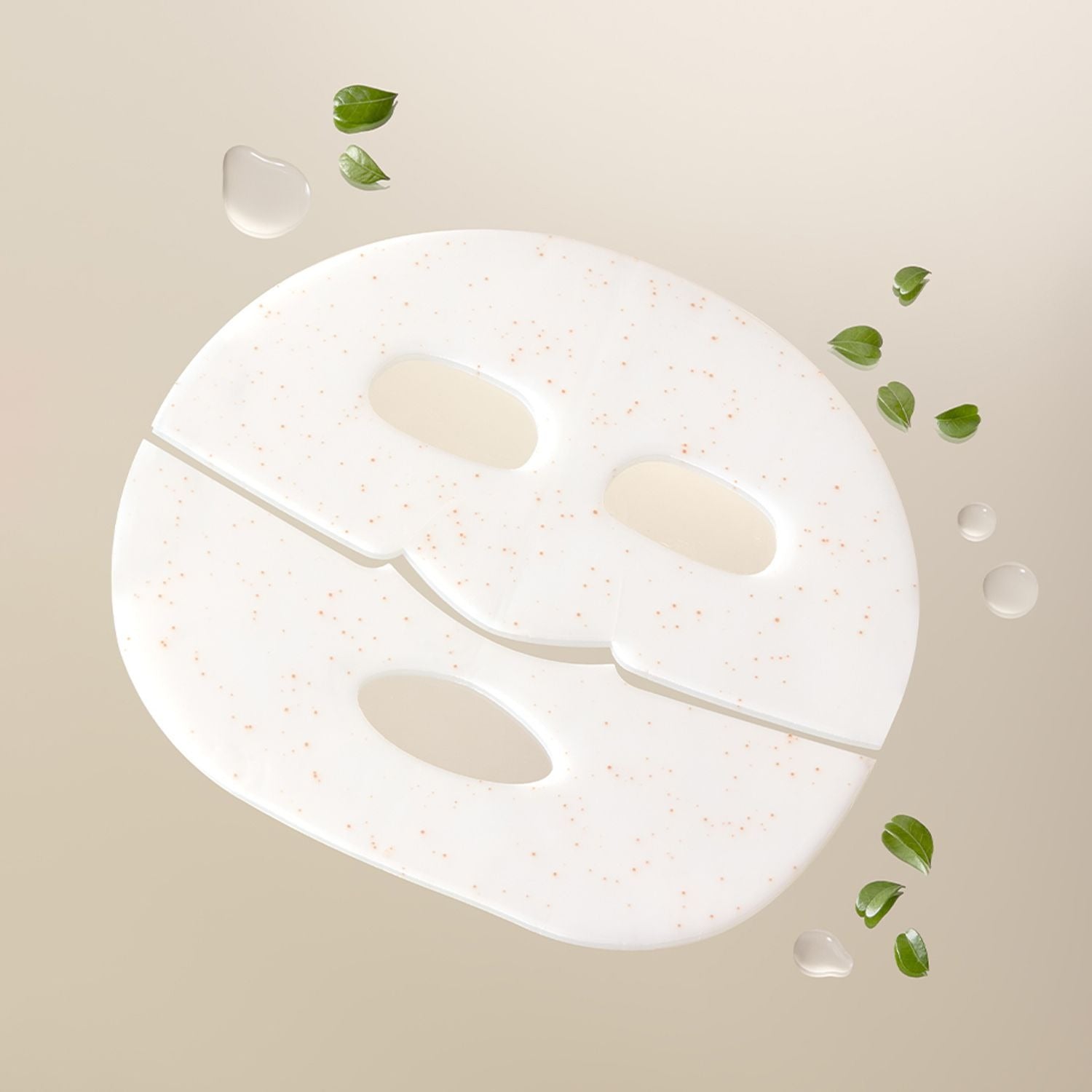 ACWELL Licorice pH Balancing Real Toning Capsual Mask Sheets 4ea : masque en feuille tonifiant à la réglisse, pack sur fond beige.