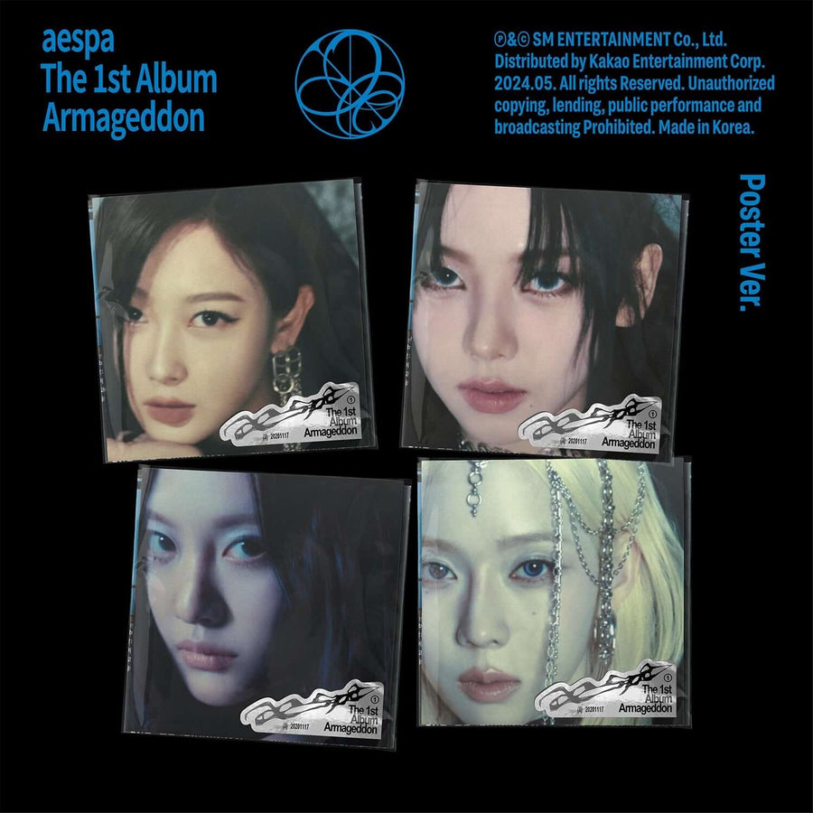 AESPA - 1st Album [Armageddon] (Poster Ver.) (Random) - Album Kpop