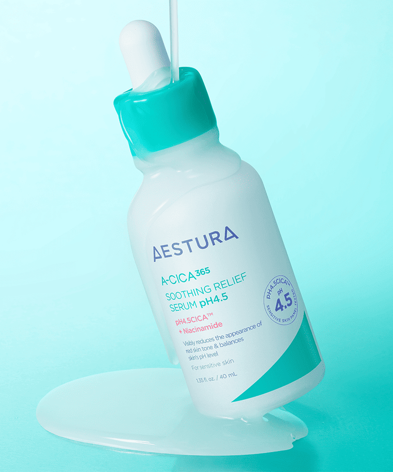 AESTURA A-cica 365 Soothing Relief Serum pH4.5 40ml pour soulagement apaisant de la peau sensible et délicate