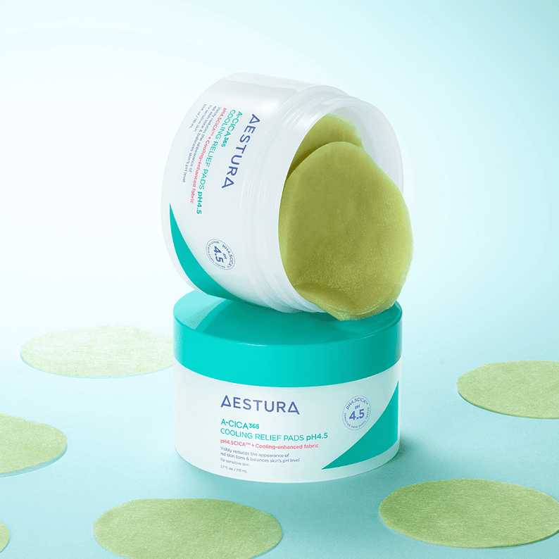 AESTURA  Acica 365 Cooling Releif Pad pH 4.5 110ml (60 sheets)