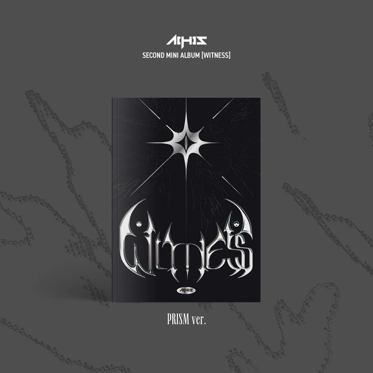 ALL(H)OURS - 2nd Album [WITNESS] (PRISM ver.) - Album Kpop, pochette noire PRISM et visuel étoile au centre.
