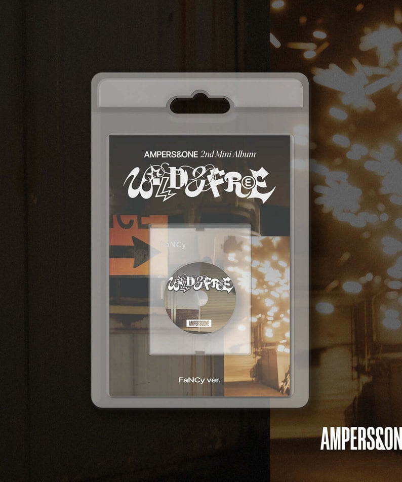 AMPERS&ONE - 2nd Album [WILD & FREE] (FaNCy ver.) - Album Kpop, boîtier packaging sur fond étoilé, marque AMPERS&ONE