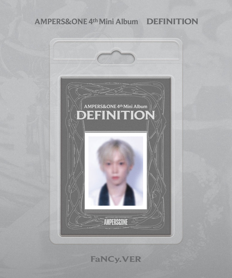 AMPERS&ONE - 4th Album [DEFINITION] FaNCy Ver.(PLVE) - Album Kpop, visuel packaging avec photo de l’idole