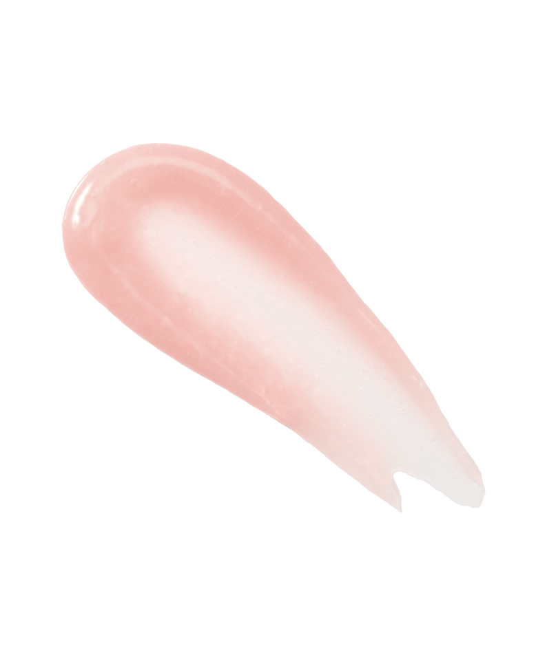 ANILLO Mellow Glow Balm, texture de baume rosé sur fond sombre, visuel produit lumineux et maquillage