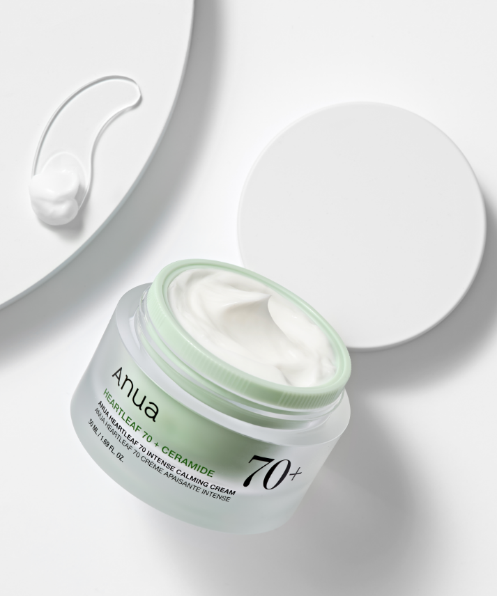 ANUA Heartleaf 70 + Ceramide Intense Calming Cream 50ml disponible sur Ma petite Coree, ton Eshop 100% K-beauty en direct de Seoul