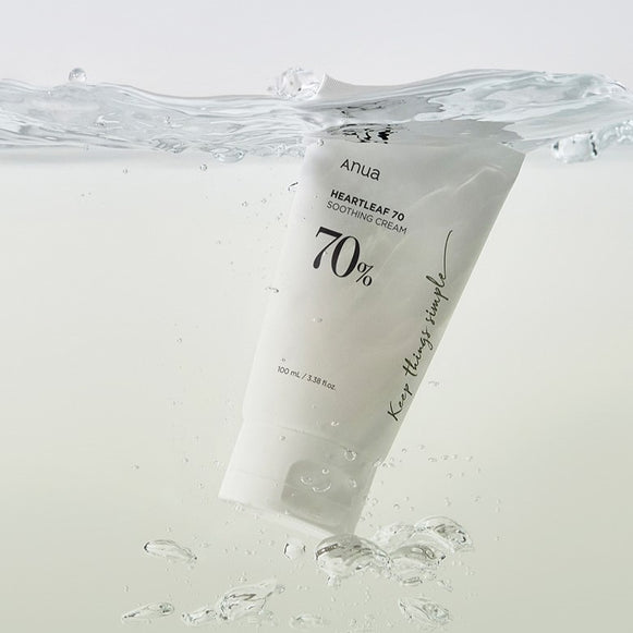 ANUA Heartleaf 70 + Panthenol Soothing Cream 100ml disponible sur Ma petite Coree, ton Eshop 100% K-beauty en direct de Seoul