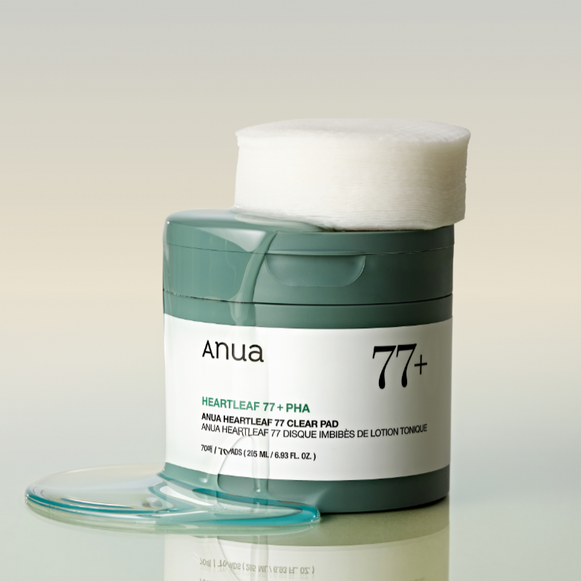 ANUA Heartleaf 77 + PHA Clear Pad 70p 160ml disponible sur Ma petite Coree, ton Eshop 100% K-beauty en direct de Seoul