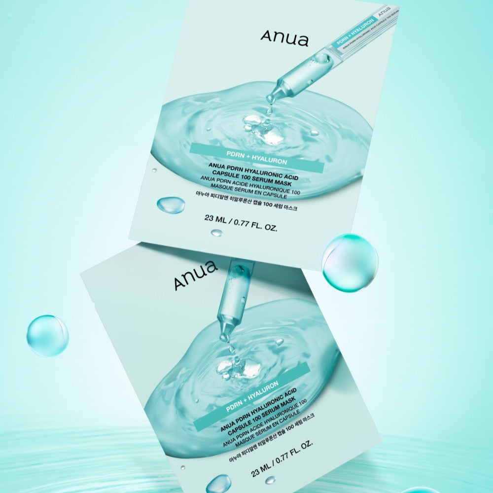 ANUA PDRN Hyaluronic Acid Capsule 100 Serum Mask disponible sur Ma petite Coree, ton Eshop 100% K-beauty en direct de Seoul