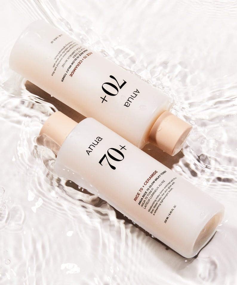 ANUA Rice 70 + Ceramide Glow Milky Toner 250ml disponible sur Ma petite Coree, ton Eshop 100% K-beauty en direct de Seoul