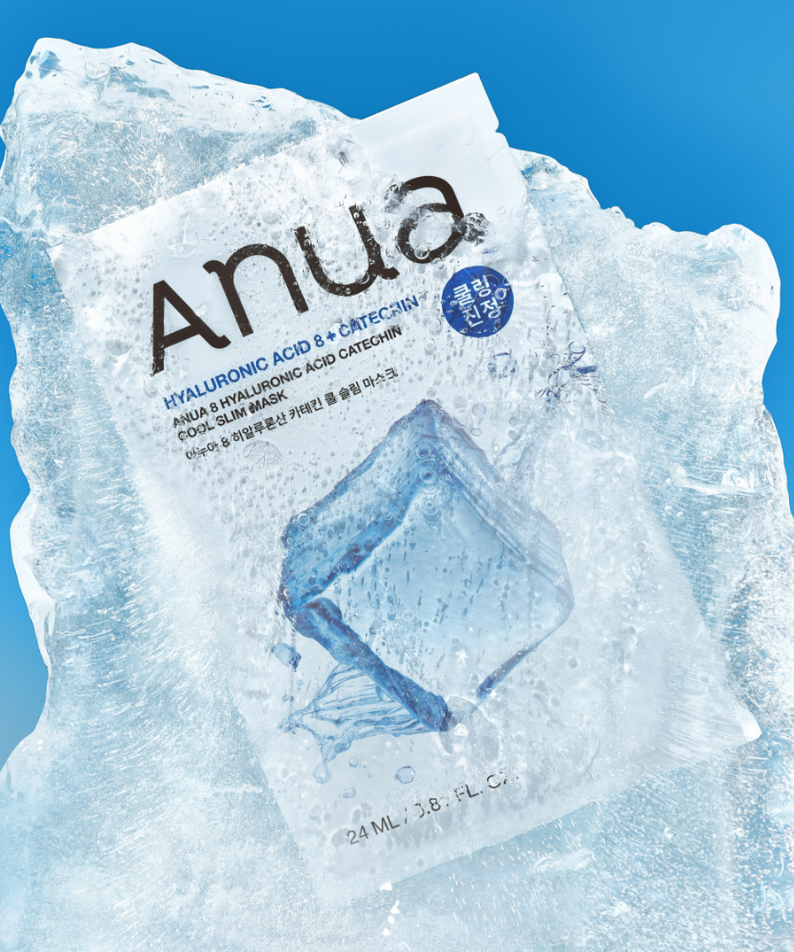 ANUA 8 Hyaluronic Acid Catechin Cool Slim Mask 1 Shets
