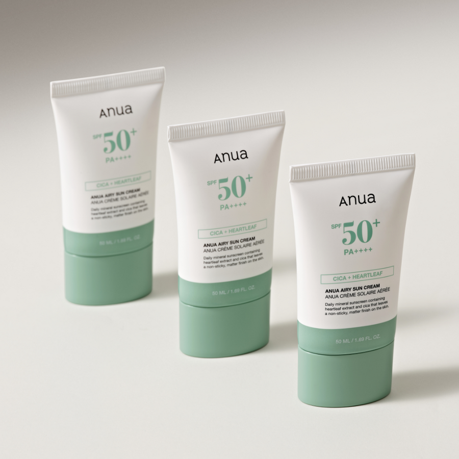 ANUA Cica + Heartleaf Airy Sun Cream SPF50+ PA++++ 50ml