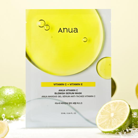 ANUA Green Lemon Vita C Blemish Mask