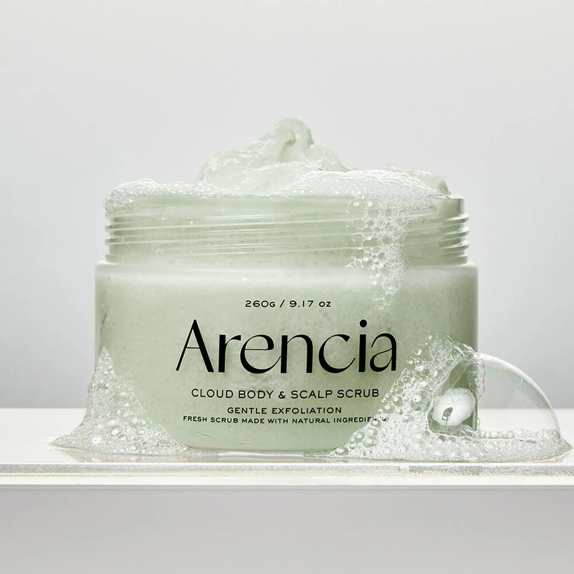 ARENCIA Fresh Cloud Body Scrub 260g disponible sur Ma petite Coree, ton Eshop 100% K-beauty en direct de Seoul