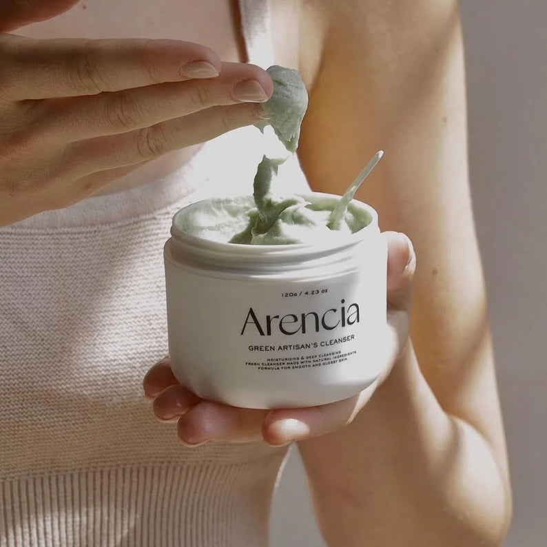 ARENCIA Green Artisan Skin Boosting Cleanser 120g disponible sur Ma petite Coree, ton Eshop 100% K-beauty en direct de Seoul