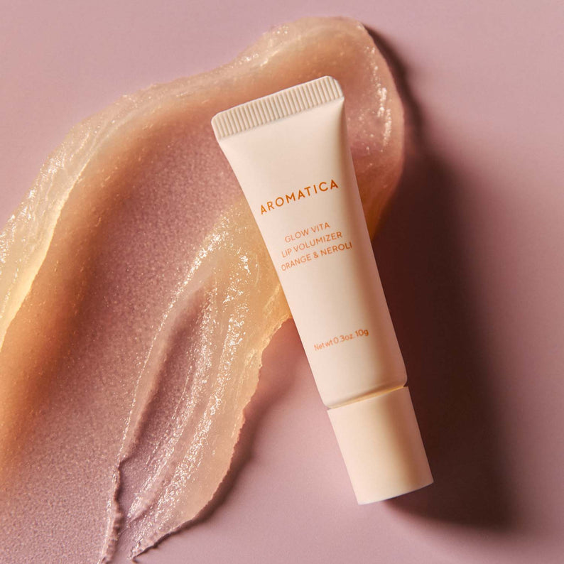 AROMATICA Glow Vita Lip Volumizer Orange & Neroli