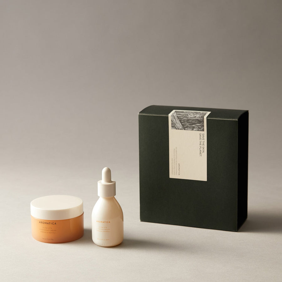 AROMATICA Glow Vita Toning Serum & Good Night Cream Set