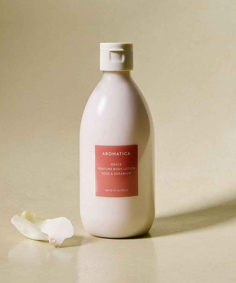 AROMATICA Grace Perfume Body Lotion Rose & Geranium 300ML