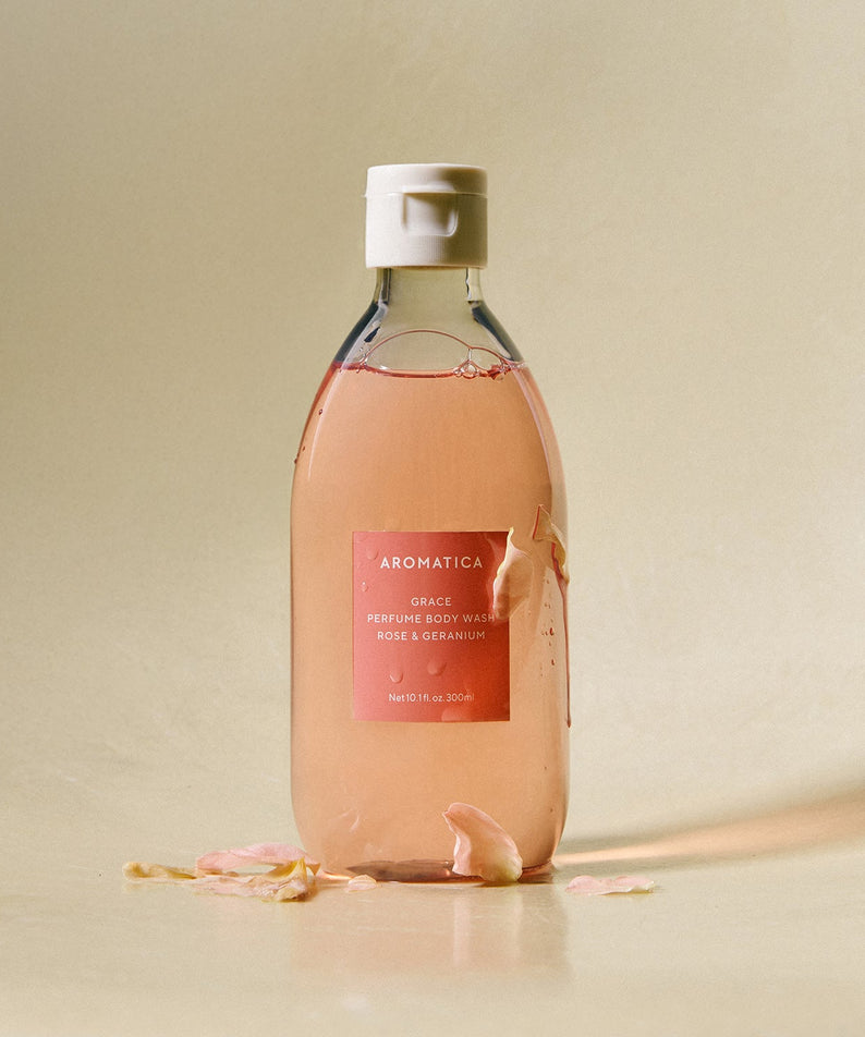 AROMATICA Grace Perfume Body Lotion Rose & Geranium 300ML