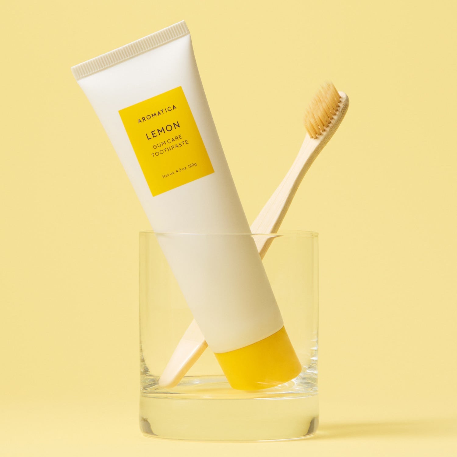 AROMATICA Lemon Clove Scented Gum Care Plus Toothpaste 120g