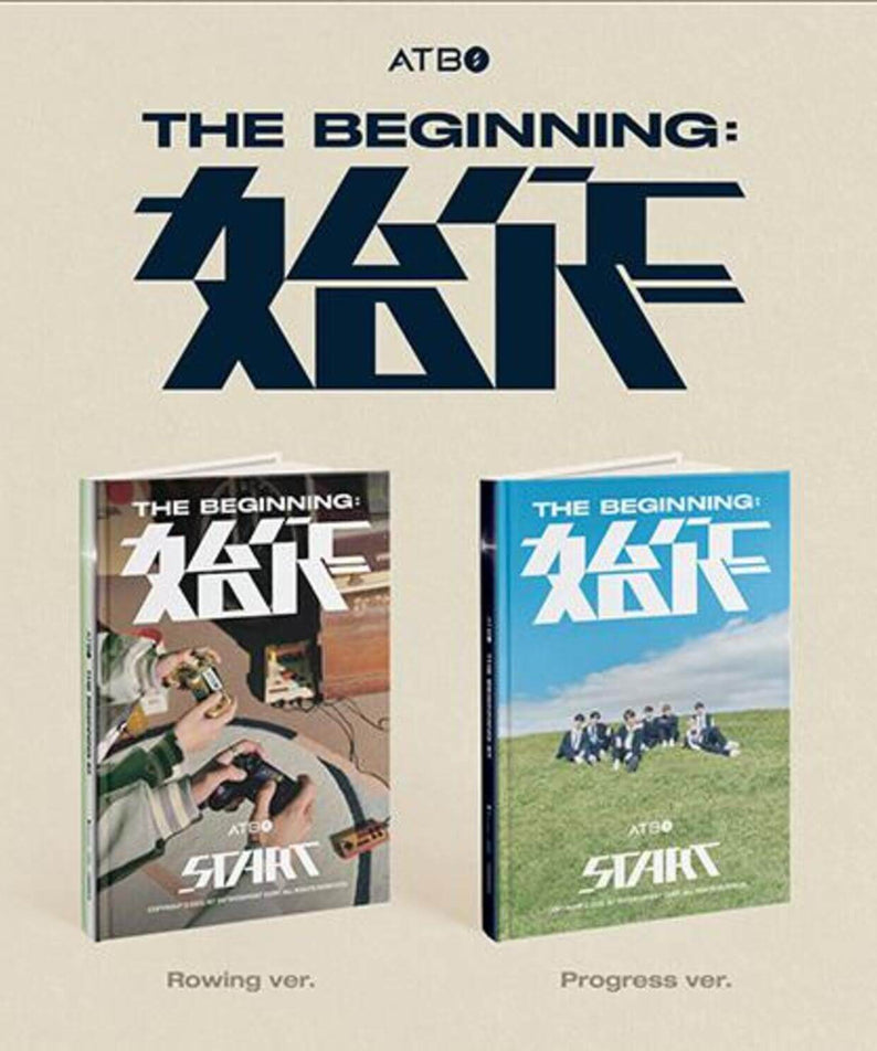 ATBO - 2ND [The Beginning : 始作] (Set of 2) - Album Kpop, coffret avec covers “The Beginning: AKIS” sur fond clair.